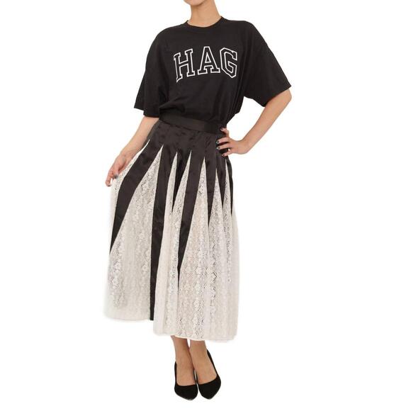 BATSHEVA Dresses & Skirts - NEW BATSHEVA freya skirt in black w/ lace